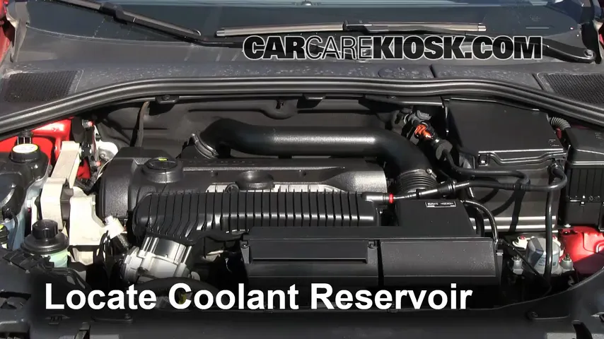 2012 Volvo S60 T5 2.5L 5 Cyl. Turbo Coolant (Antifreeze) Fix Leaks